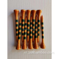 Bulk Natural Bamboo Golf Tees met aangepast logo